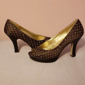 Madden Girl Peep Toe Heels Size 7.5